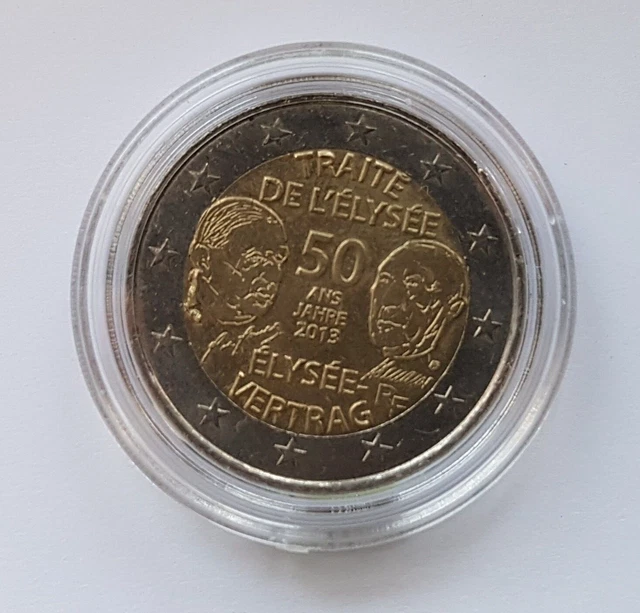 2 EURO FRANKREICH 2013 Fehlprägung!! 50 Jahre Élysée-Vertrag, aus