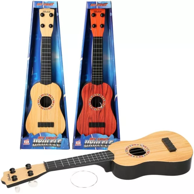 Beginner Ukulele Soprano Musical Instrument Guitar 4 Strings For Kids 3+