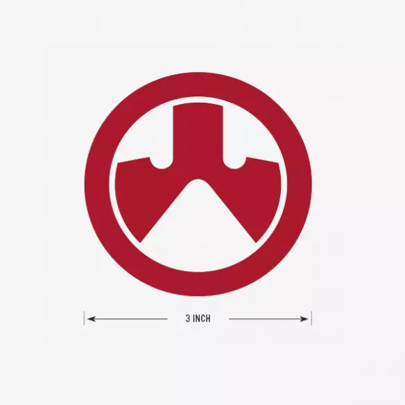 Magpul Red Icon Circle Logo Sticker/Logo Decal Mapul Sling Mbus Shot Show 2022 2