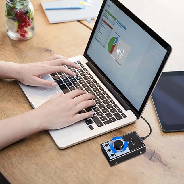 USB Volume Control Knob Multimedia PC Computer Speaker Bluetooth Compatible Volu