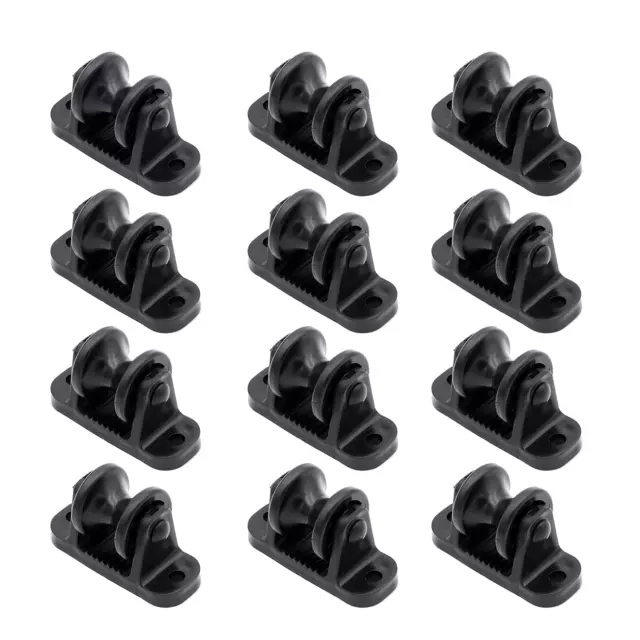 12 Pcs Electric Fence Wood Post Corner Bracket Insulators with Corner Polyrope P