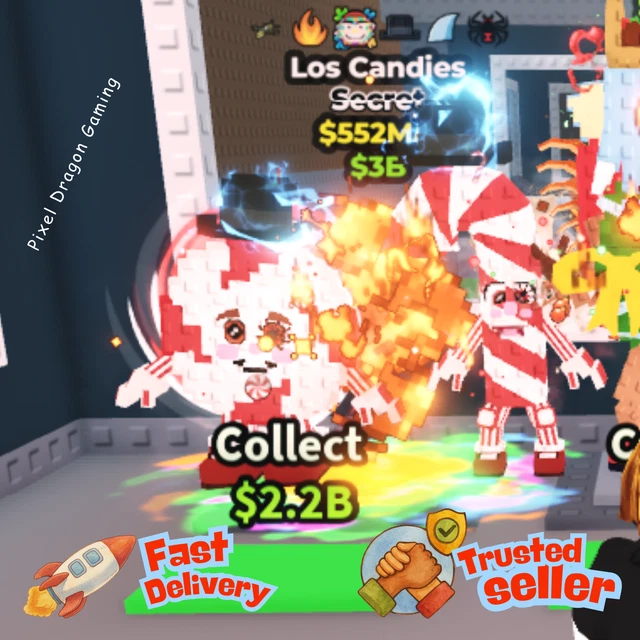 STEAL A BRAINROT🧠LOS Candies 552M/S🧠6 Mutations🌞 Cheap + Fast 🚀 $49.40 ...