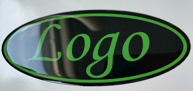 Oval Gel Badge Overlays - Mk9 Transit Custom  WITH Lift Up Tailgate