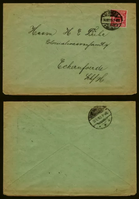 DrBr31 - Deutsches Reich DR 1895 - Brief, gelaufen 14.10.1895 - Mi.47