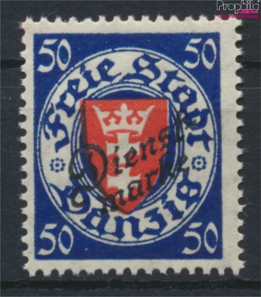 Gdansk d50 neuf 1924 timbre de sérvice (9910703