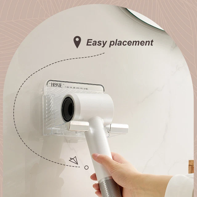 Soporte Secador de Pelo, Organización Montada en Pared, Ampliamente Compatible