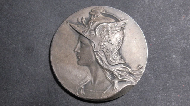1.13EB5) Ancienne médaille en bronze cercle de la librairie french medal