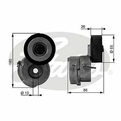 Gates Drivealign Tensioner T38440 Fits Alfa Romeo Chevrolet Fiat Suzuki Vauxhall