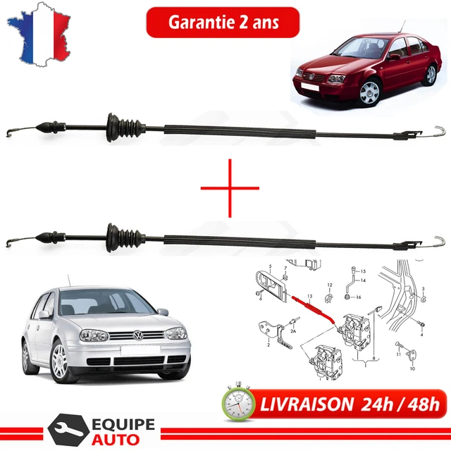 Câble D'ouverture De Serrure D'origine Pour Audi TT - Référence 8J0837085B - Neuf
