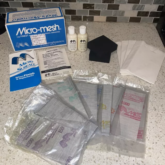 Micro-Mesh HP-100 Restoration Kit for Acrylic & Plastics