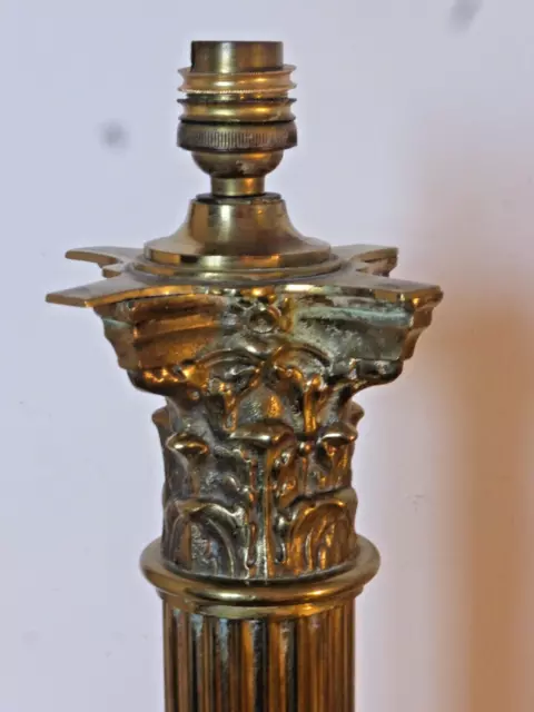 Vintage Grand Pied De Lampe En Bronze Neo Classique Dlg Maison Charles 2
