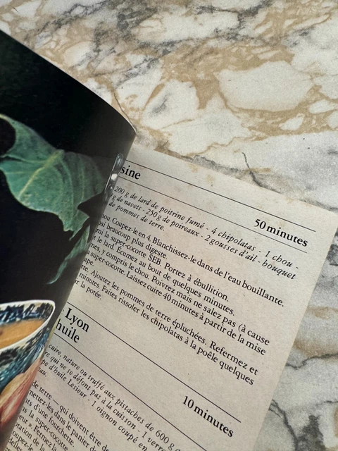 ANCIEN LIVRE LES Bonnes Recettes Seb Cocote Recettes Rétro cook cuisine