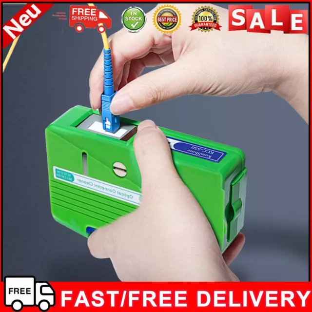 Face Cleaning Box Wiping Tools Pigtail Fiber Optical Connector Cleaner