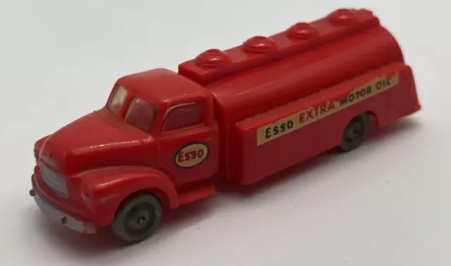 Vintage Lego Modellauto - Esso Bedford Tanker Wagen - 60er Jahre - Rot