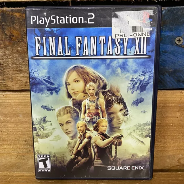 Final Fantasy XII FF 12 BL Sony Playstation 2 PS2 Game COMPLETE CIB Tested