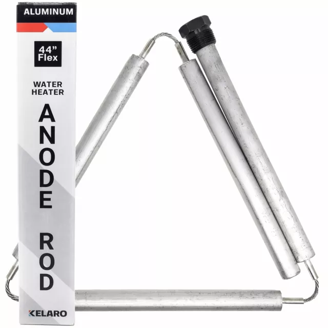 Aluminum & Zinc Flexible Water Heater Anode Rod (44-inch) by Kelaro - Stops...