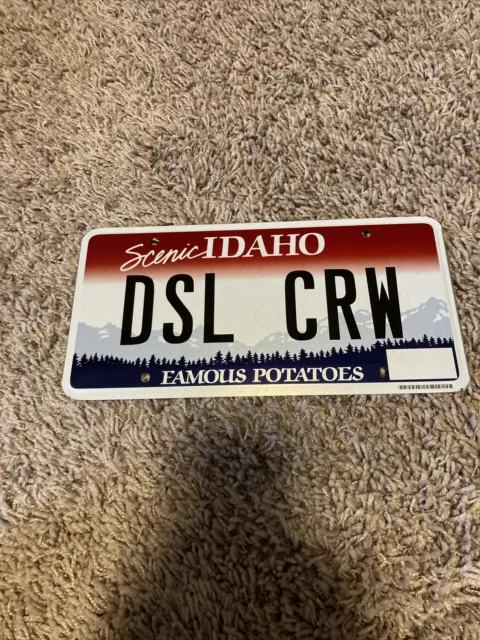 Idaho Scenic License Plate At Least Three Years Old
