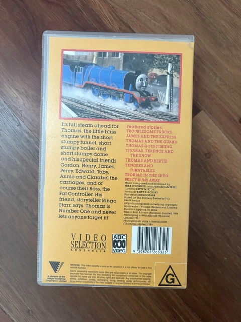 THOMAS THE TANK Engine Troublesome Trucks VHS Thomas & Friends Vintage ...