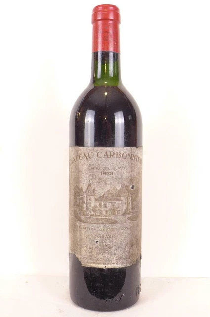 pessac-léognan château carbonnieux grand cru classé rouge 1979 - bordeaux