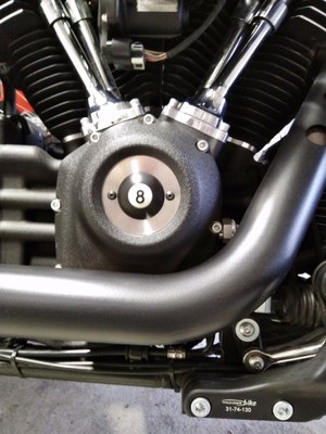 COPERCHIO Accensione pointcover alluminio Ribbed per Harley Davidson Sportster e Big Twin 