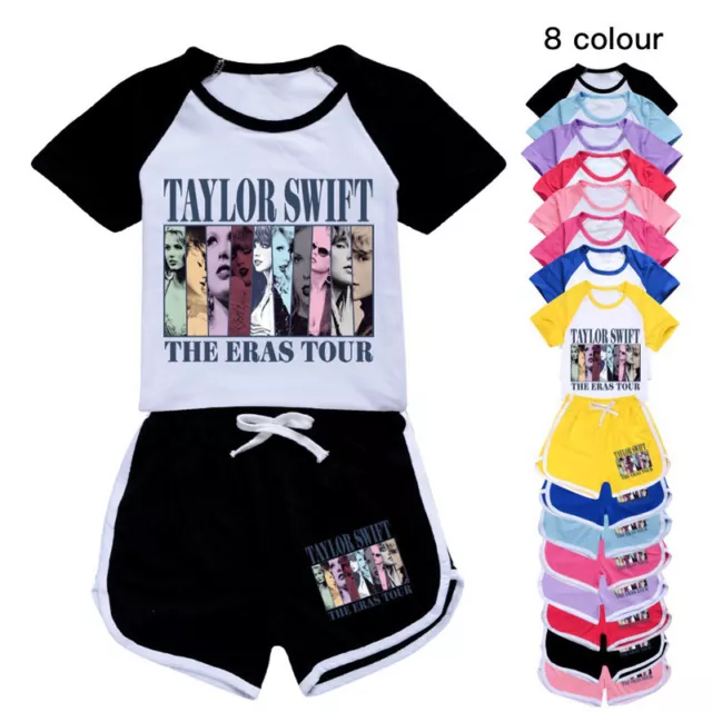 Nuova Taylor Swiftie Ragazzi Ragazze T-shirt Pantaloni PIJ'S Loungewear Tuta Regalo di Natale