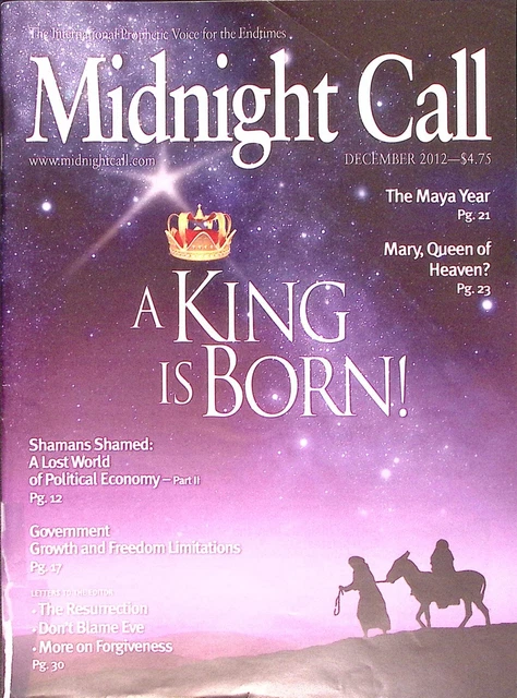 MIDNIGHT CALL MAG December 2012 A King Is Born! W687 £14.31 - PicClick UK