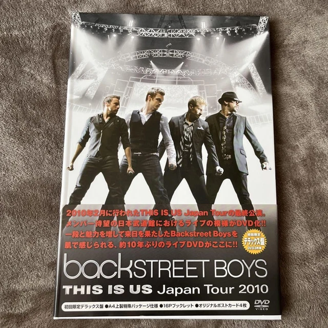 BACKSTREET BOYS THIS IS US Japan Tour 2010 Digipak Sleeve
