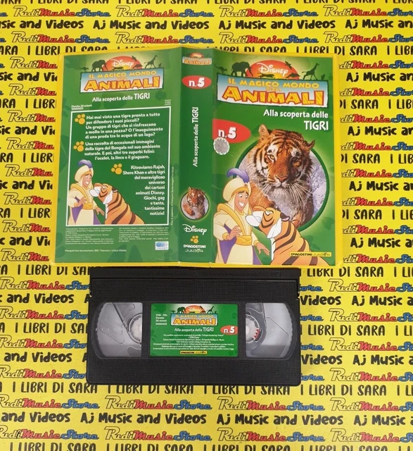 VHS FILM ITA Walt Disney Magico Mondo Degli Animali N.4 Tigri
