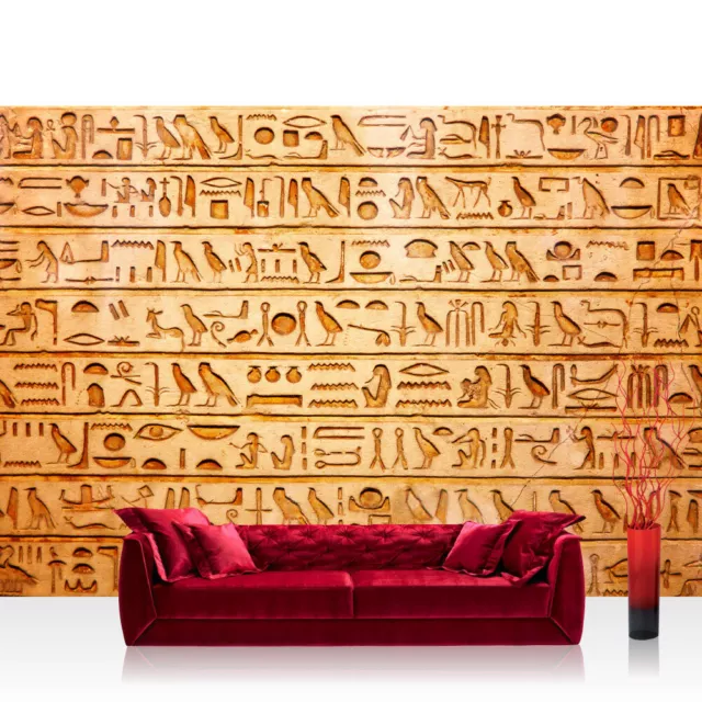 Vlies Fototapete no. 180 | Ägypten Tapete Hyroglyphen Alt Abstrakt Ornamente Sym