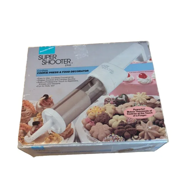 Proctor Silex Super Shooter Plus Cordless Cookie Press Food Decorator G0123