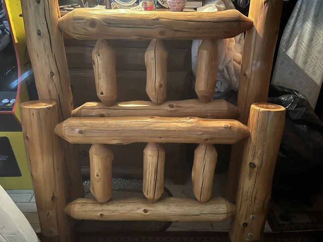 Traditional Cedar Log Bed Twin X Long