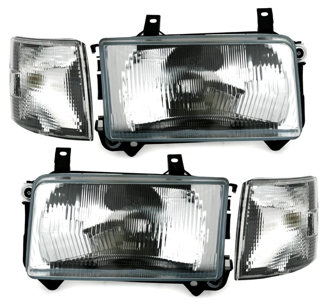 Scheinwerfer Set Für VW Transporter T4 09/90-03 - Links + Rechts Komplett