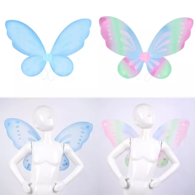 Kids Girls Fairy Butterfly Angel Wings Princess Costume_Party Cosplay Props Kit