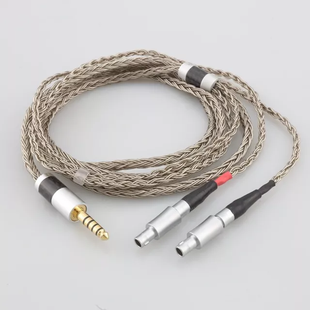 2.5/3.5/6.5/4.4mm 4PIN XLR 16 Cores 7N OCC Kopfhörer Kabel for Sennheiser HD800s 3