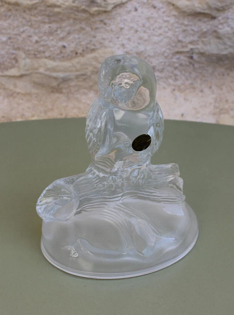 Chouette en cristal d'Arques