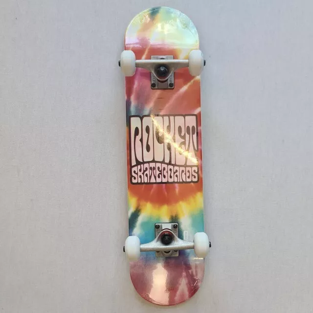 Rocket Tie Dye Mini 7" Skatepark Skateboard - Youth Age 3-6 - NEW  SALE WAS £45!