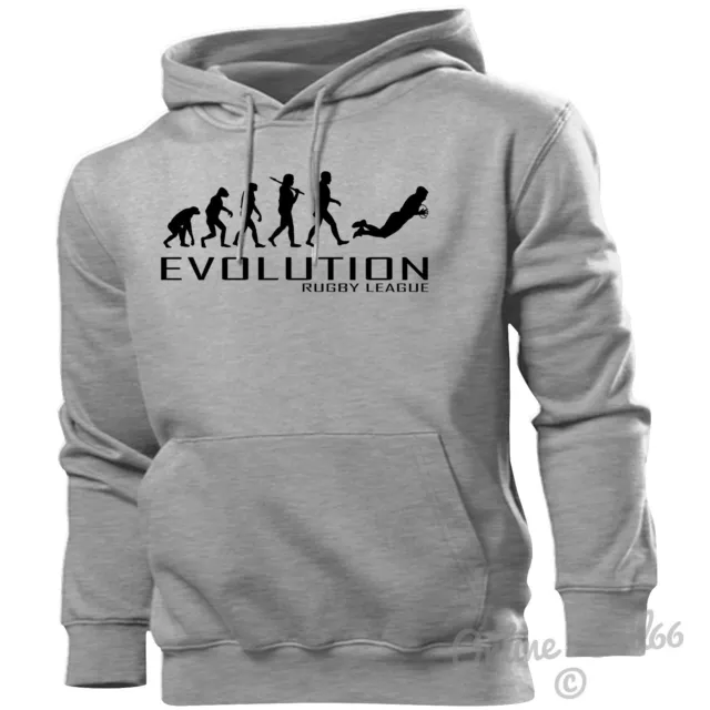 Rugby League Evolution Hoodie Mens Womens Kids Hoody Kit Ball Boots Studs Boys