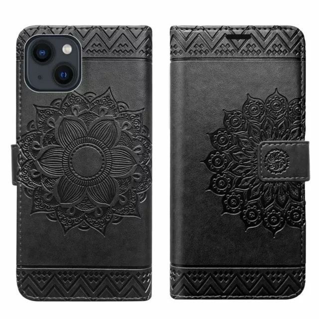 IPHONE 13 Mini, Funda para Móvil Funda Protectora de Teléfono Plegable Billetera