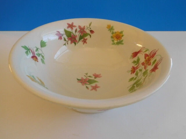 Railroad-Great Northern Railway Master Salad Bowl Mountain & Flower Pattern Bs