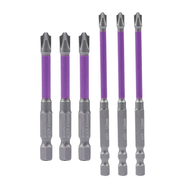 6 cacciaviti a croce magneticamente dedicati bit for elettricista FPH2
