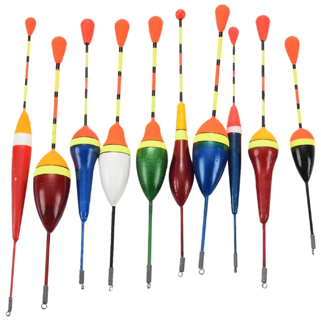Lot De 10 Flotteurs De Pêche Primus 4 Gr – Forme Goutte, Bouchons Neufs