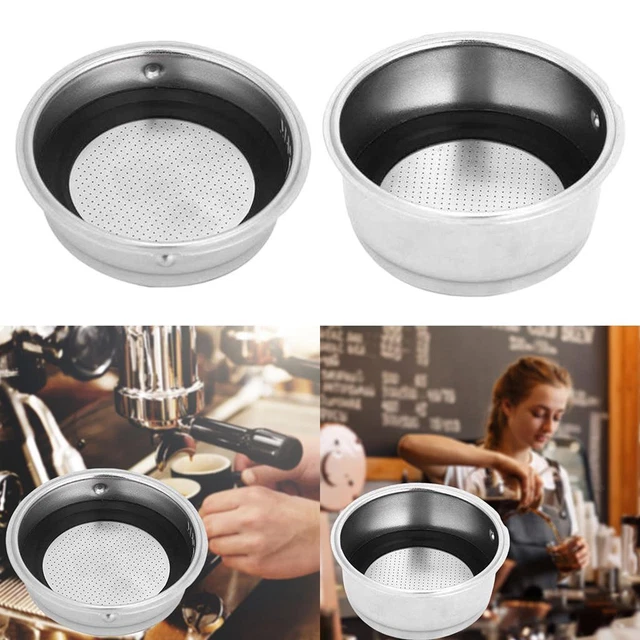 Coffee Machines Filter Basket 1-2 Cups BPA-Free Reusable Washable Powder Cup