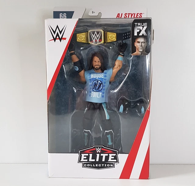 Mattel WWE Elite Collection AJ Styles Series 116 - Action Figure 15cm Con 25 Punti Di Articolazione E Mani Intercambiabili, Giocattolo 8+ Anni