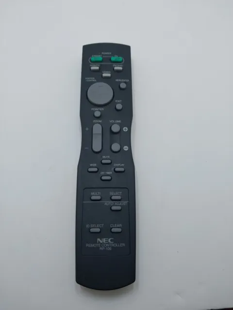 NEC RP-109 Remote Control Plasma Sync 42VP4/42VP4D (42Wide VGA) PX-42VP4G/42