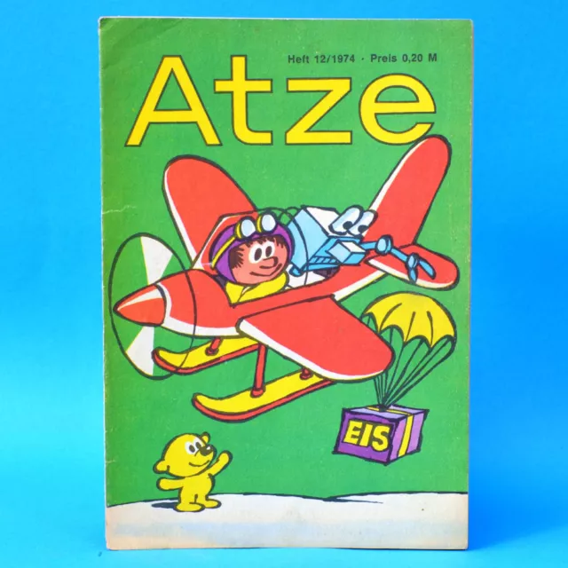 DDR Atze 12 1974 Dezember Fix und Fax Jürgen Kieser Comic Zeitschrift D