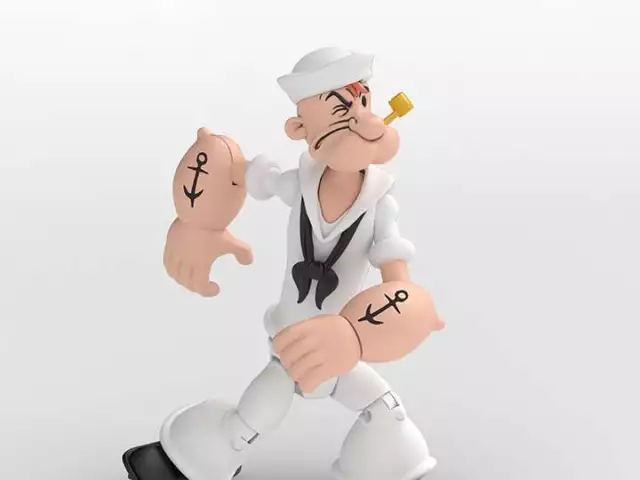 Popeye Wave 2 Popeye White Suit Af