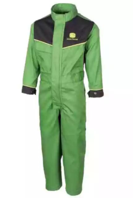 Genuine CHILDRENS JOHN DEERE FIELD OVERALLS IN GREEN Kids Young Farmer Gift Idea