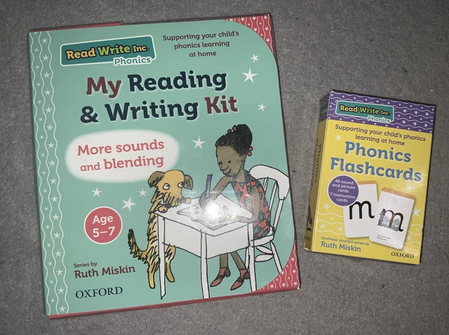 READ WRITE INC Phonics My Reading And Writing Kit & Phonics Flashcards ...