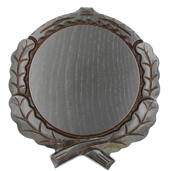 Placa de Jabalí Tallado Oscuro Af 17,5 CM Tablero Keiler Gewaffbrett