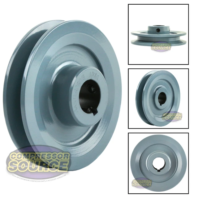 Cast Iron 4 " Single Groove V Style Section A Belt 4L for 7/8 " Shaft Pulley